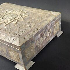 Fine Vintage Mother of Pearl Storage Box, 20th century