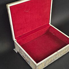 Fine Vintage Mother of Pearl Storage Box, 20th century