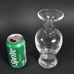 Vintage Signed Steuben Clear Glass Palace Vase