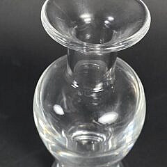 Vintage Signed Steuben Clear Glass Palace Vase