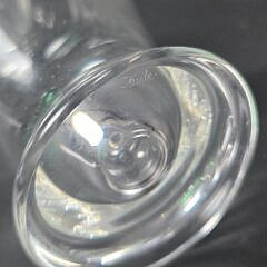 Vintage Signed Steuben Clear Glass Palace Vase