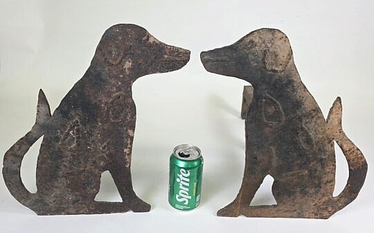5165-955 Dog Andirons A