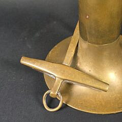 Vintage Solid Brass Nautical Anchor Desk Lamp, 20th century