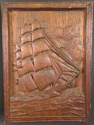 5174-955 Relief Ship Plaque A