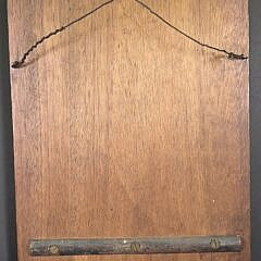Vintage English Oak Relief Carved Nautical Clipper Ship Hanging Wall Plaque, 20th century