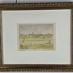 Bettie J. Sarantos Hand Colored Artist Proof Lithograph “Sankaty Head, Nantucket,”