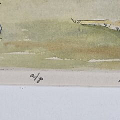 Bettie J. Sarantos Hand Colored Artist Proof Lithograph “Sankaty Head, Nantucket,”