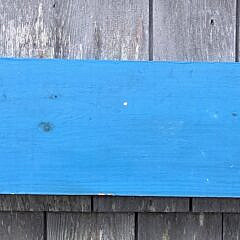 Vintage Carved and Painted Just-A-Mere House Quarterboard Sign, 20th century