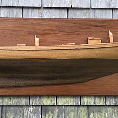 Fine Vintage Shipbuilder’s Half Hull Model of the Boston Pilot Boat Columbia, 20th century