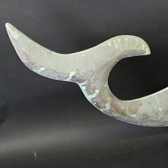 Vintage Copper Sperm Whale Weathervane, 20th century