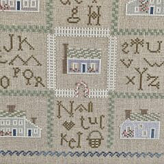 Nantucket Pictorial Needlework Fabric Sampler