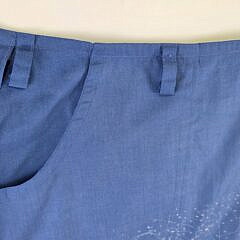 Vintage Nantucket Island Chart Map Pictorial Apron Skirt Dress, 20th century