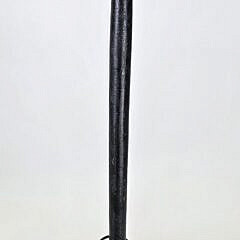 Antique Heart and Diamond Inlaid Gentleman’s Walking Stick, 19th century