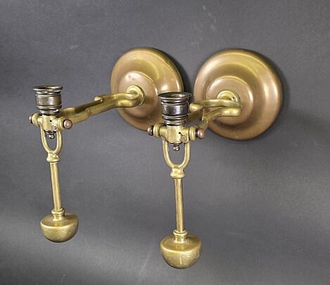 5233-955 Brass Candlesticks A