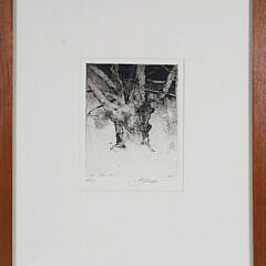 Barry Moser Limited Edition Etching “Tree”, Ed. #14/50