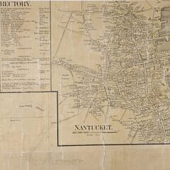 Nantucket County Map, circa 1856