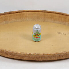 Large Nantucket Basket Woven Serving Tray