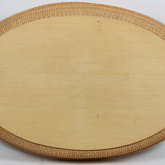 Large Nantucket Basket Woven Serving Tray