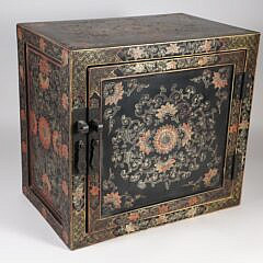 Antique Chinese Gilt Decorated Table-Top Cabinet