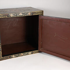 Antique Chinese Gilt Decorated Table-Top Cabinet