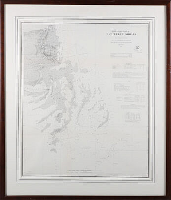 1864 Preliminary Chart of Nantucket Schoals