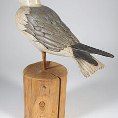 Will and Kay Lake Carved Ring Billed Gull, circa 1986