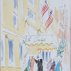 Barker Watercolor on Paper “The Carlyle”
