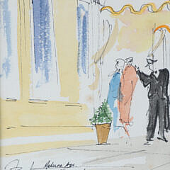Barker Watercolor on Paper “The Carlyle”