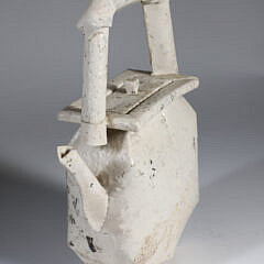 Piero Fenci Ceramic White Glazed Teapot
