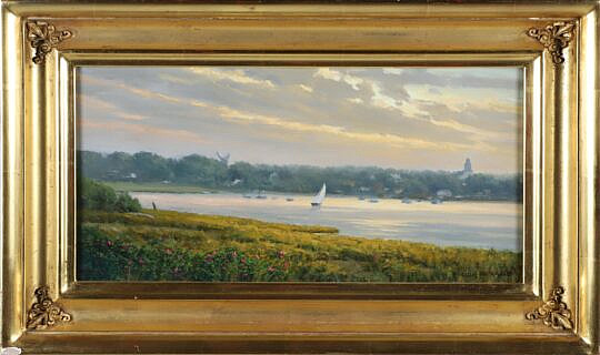 Douglas Flackman Oil on Canvas "A View From Monomoy"
