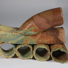 Contemporary Ceramic Pipe Sculpture