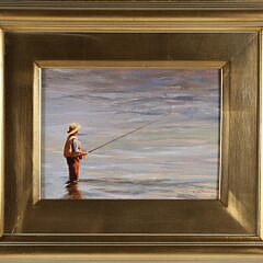Bix Bainer Oil on Board "Flywater"