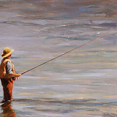 Bix Bainer Oil on Board “Flywater”