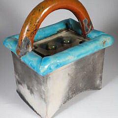 Contemporary Multi-Glazed Covered Handle Box