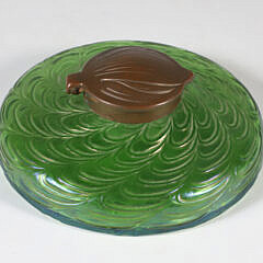 Loetz Iridescent Glass Inkwell