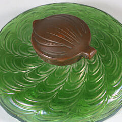 Loetz Iridescent Glass Inkwell