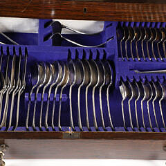 Sheffield Ivorine-Handled Stainless Steel Flatware in the Old English Pattern by Viner’s LTD