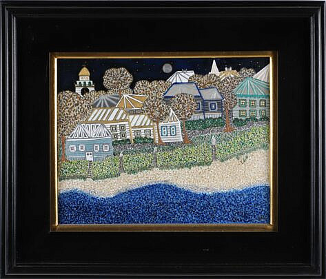 Deborah Vanderwolk Oil on Canvas "Full Moon After Midnight"