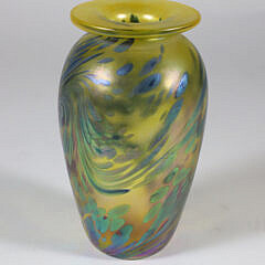 Brian Maytin Art Glass Vase, circa 1987