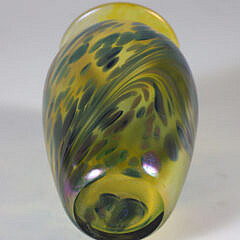 Brian Maytin Art Glass Vase, circa 1987