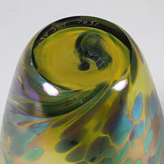 Brian Maytin Art Glass Vase, circa 1987