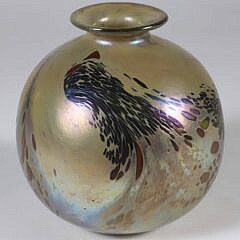 Aaron Slater Art Glass Vase