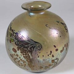 Aaron Slater Art Glass Vase