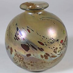 Aaron Slater Art Glass Vase