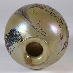 Aaron Slater Art Glass Vase