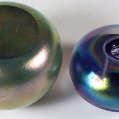 Two Glass Paperweights