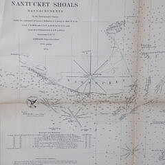 1854 “Preliminary Chart at Nantucket Shoals Massachusetts”