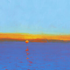 Tom Rickman Oil on Linen “Sconset Rise, First Light”
