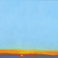 Tom Rickman Oil on Linen “Sconset Rise, First Light”