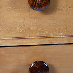 Antique American Cherry Four Drawer Chest